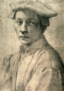 Retrato de Andrea Quaratesi, c.1532 (giz preto sobre papel)